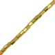 Hematite beads tube 2mm Gold